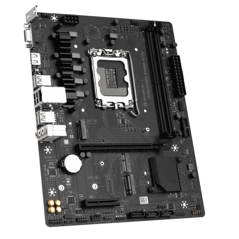 Maxsun MS-Challenger B760M-N D5 LGA1700 2DDR5 1xPCI-Ex16 (HDMI+VGA) mATX аналық плата - фото #2, Technodom.kz