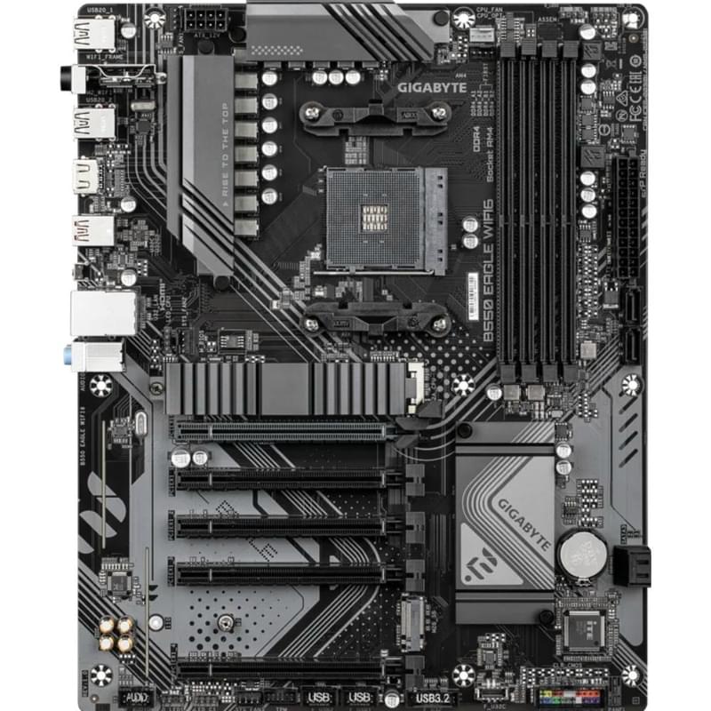 Gigabyte B550 EAGLE WIFI6 AM4 4DDR4 1xPCI-Ex16 (HDMI) ATX аналық плата - фото #0, Technodom.kz