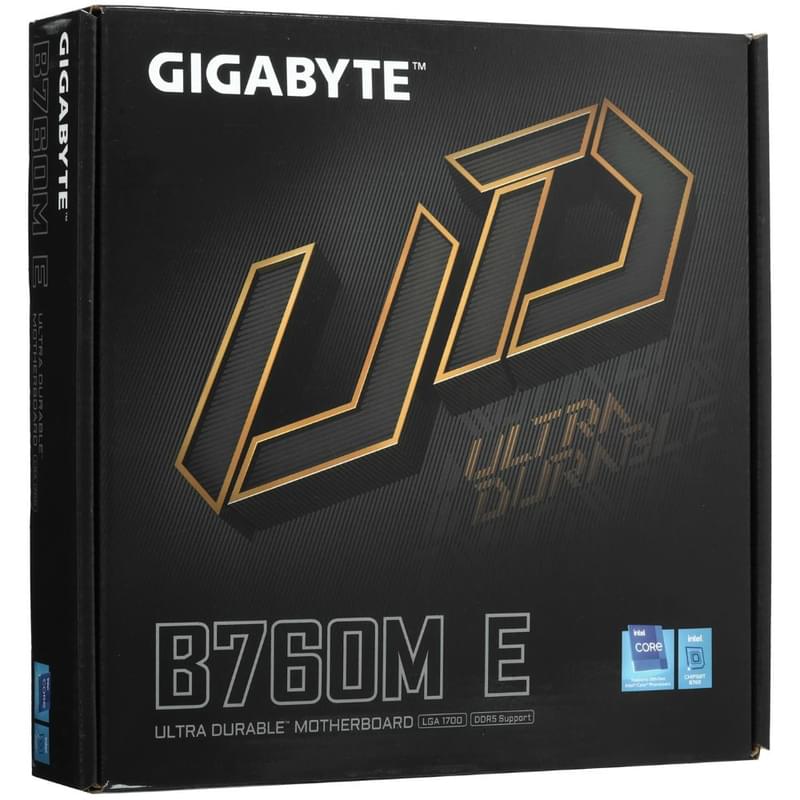 Gigabyte B760M E LGA1700 2DDR5 1xPCI-Ex16 (HDMI) mATX аналық плата - фото #1, Technodom.kz