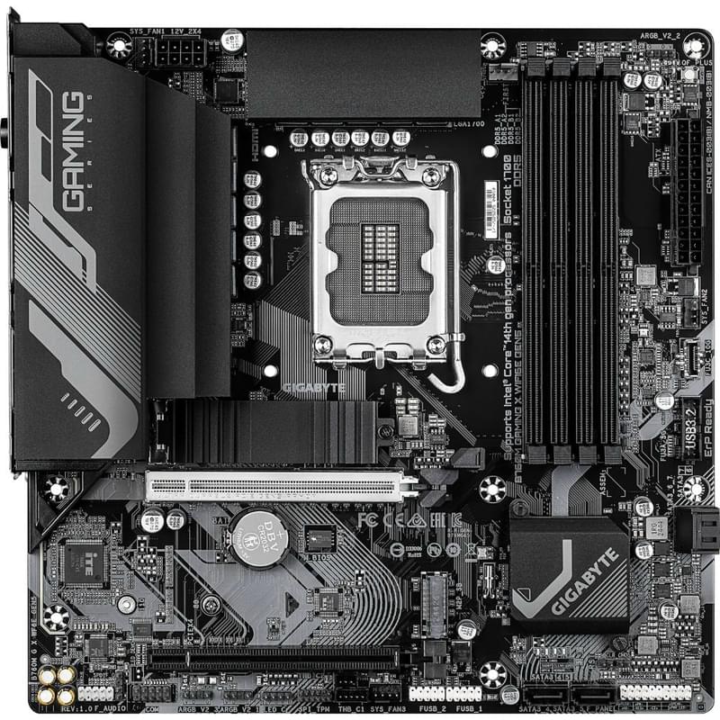 Материнская плата Gigabyte B760M GAMING X WIFI6E GEN5 LGA1700 4DDR5 2xPCI-Ex16 (HDMI+DP) mATX - фото #0, Technodom.kz Материнская плата Gigabyte B760M GAMING X WIFI6E GEN5 LGA1700 4DDR5 2xPCI-Ex16 (HDMI+DP) mATX - фото #0, Technodom.kz