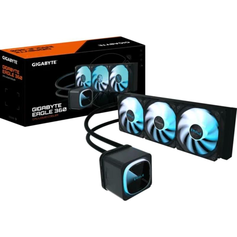 Система жидкостного охлаждения для CPU Gigabyte EAGLE 360 Black [GP-GIGABYTE EAGLE 360] - фото #6, Technodom.kz