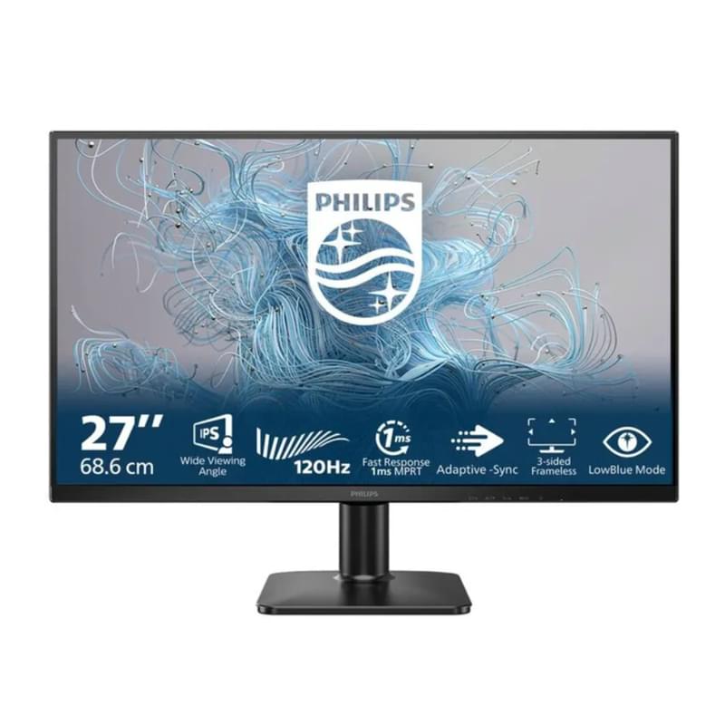 27" PHILIPS 27E2N1110 Ойын Мониторы 1920x1080 16:9 IPS 120Гц (HDMI+VGA) Black - фото #0, Technodom.kz