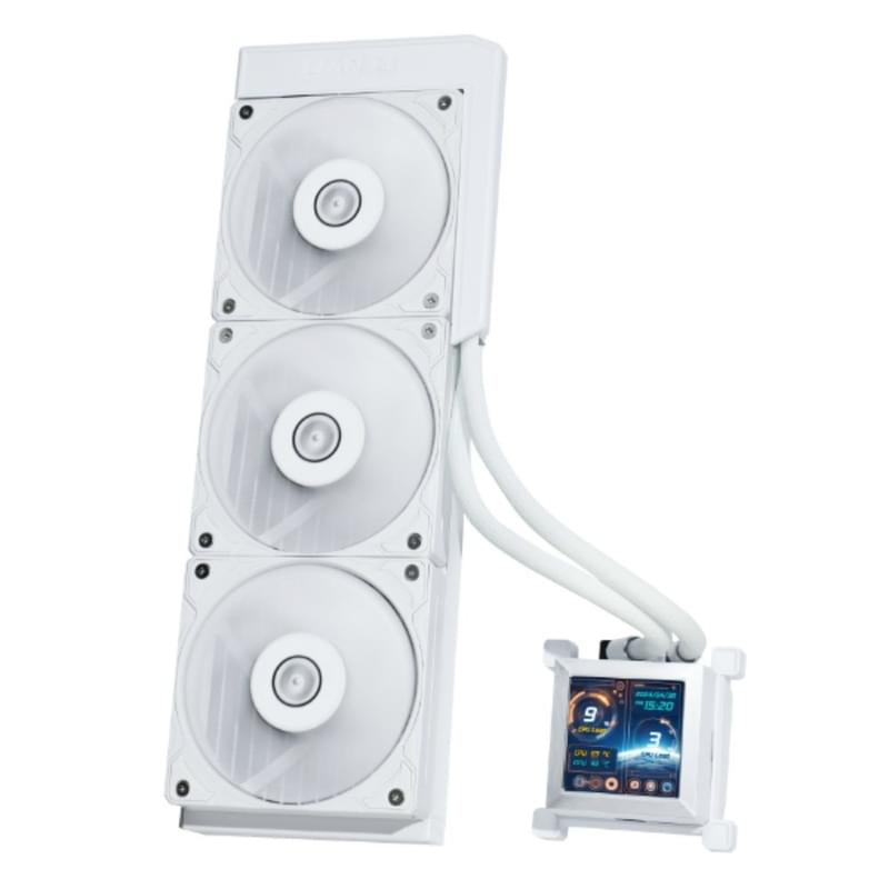 Lian Li HydroShift LCD 360 Fanless 2.88" IPS White CPU сұйық салқындату жүйесі - фото #0, Technodom.kz