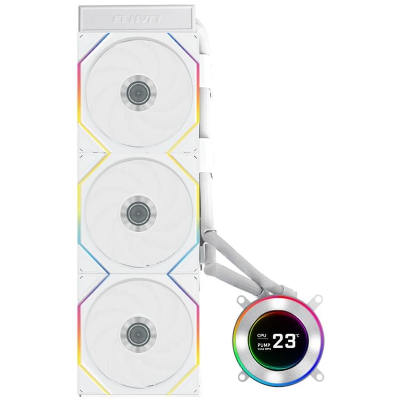 Lian Li HydroShift II LCD-C 360 TL 2.1" IPS White CPU сұйық салқындату жүйесі - фото #1, Technodom.kz