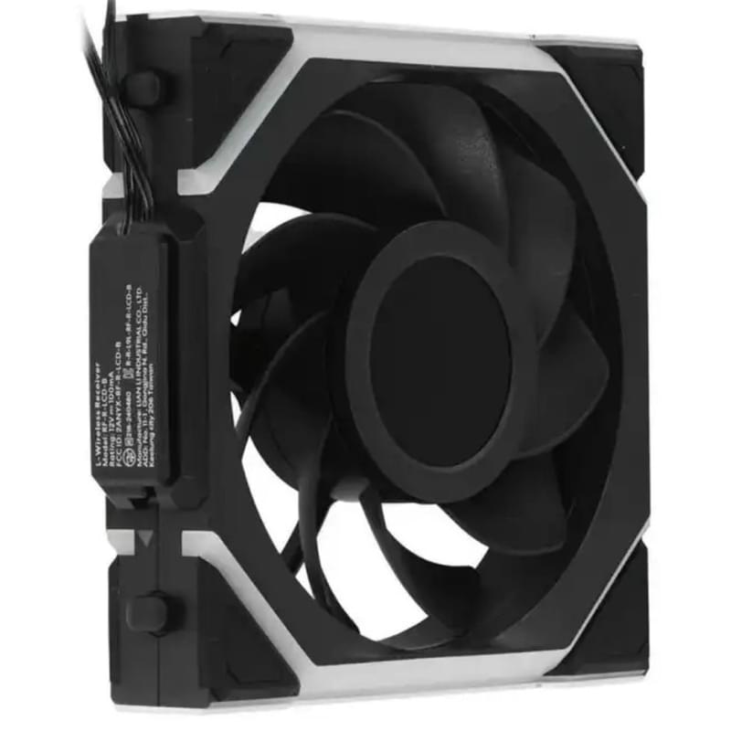 Lian Li UNI FAN SL Wireless LCD 1.6" ARGB Black 120mm x 3 Pack 1900rpm кейс кулері - фото #1, Technodom.kz