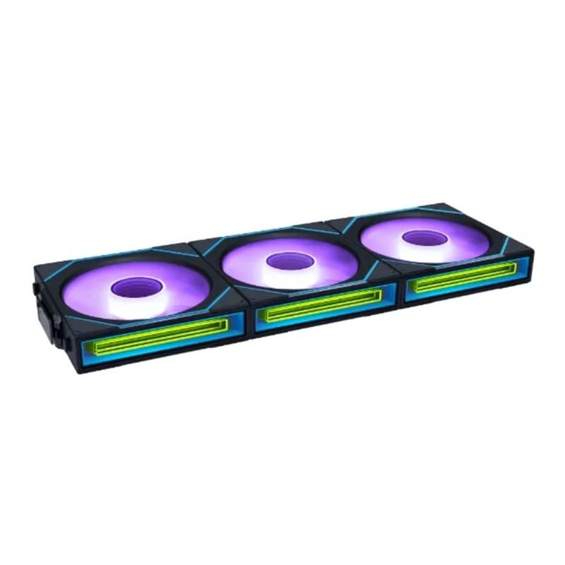 Кулер для кейса Lian Li UNI FAN SL-INF Wireless ARGB Black 120mm x 3 Pack 2300rpm - фото #0, Technodom.kz Кулер для кейса Lian Li UNI FAN SL-INF Wireless ARGB Black 120mm x 3 Pack 2300rpm - фото #0, Technodom.kz