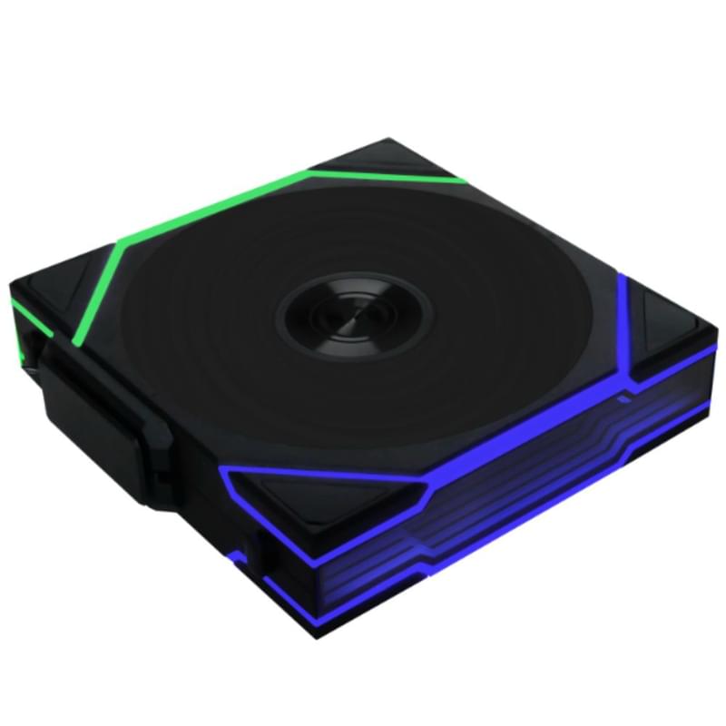 Кулер для кейса Lian Li UNI FAN TL Wireless LCD 1.6" ARGB Black 140mm x 1 Pack 1600rpm - фото #1, Technodom.kz