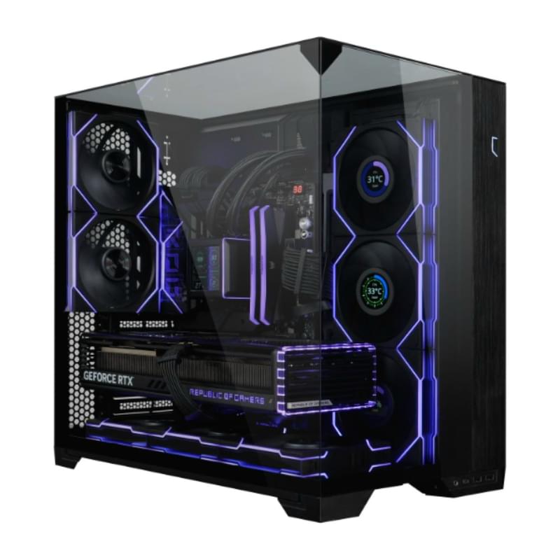 Кулер для кейса Lian Li UNI FAN TL Wireless LCD 1.6" ARGB Black 140mm x 1 Pack 1600rpm - фото #4, Technodom.kz