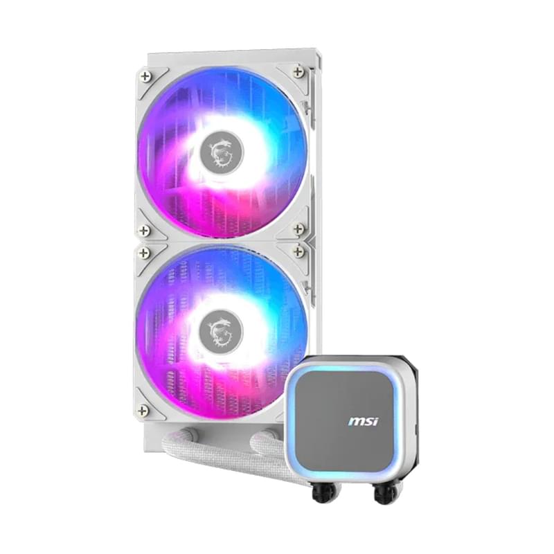 MSI MAG CORELIQUID A13 240 White CPU сұйық салқындату жүйесі [MAG CORELIQUID A13 240 WHITE] - фото #1, Technodom.kz