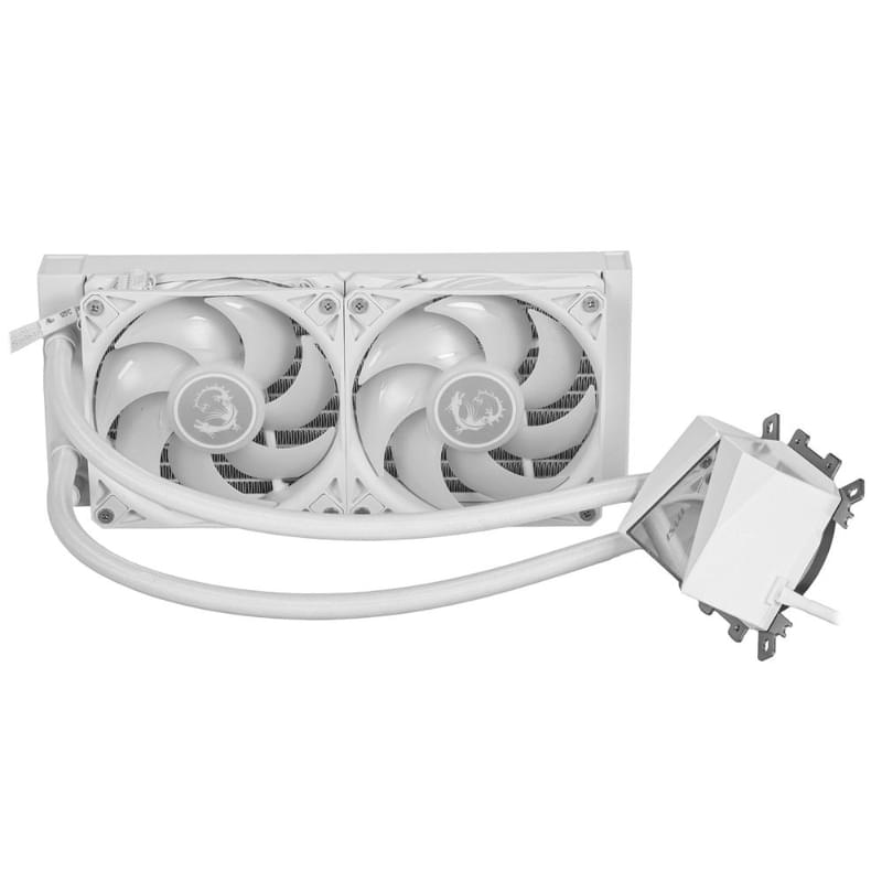 Система жидкостного охлаждения для CPU MSI MAG CORELIQUID I240 White [MAG CORELIQUID I240 WHITE] - фото #2, Technodom.kz