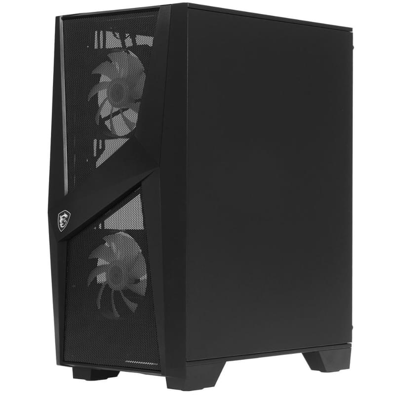 Кейс MSI MAG FORGE 100M MidTower, window, Black ATX 2x120mm RGB+1x120mm FAN [MAG FORGE 100M] - фото #3, Technodom.kz