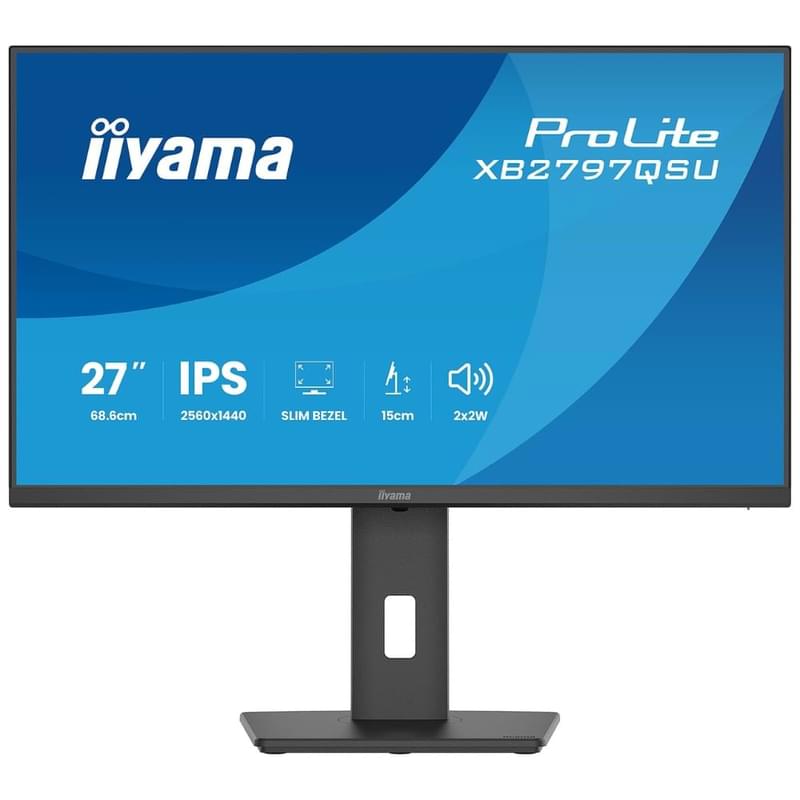27" iiyama XB2797QSU-B1 Мониторы 2560x1440 16:9 IPS 75Гц (HDMI+DP) Black - фото #0, Technodom.kz 27" iiyama XB2797QSU-B1 Мониторы 2560x1440 16:9 IPS 75Гц (HDMI+DP) Black - фото #0, Technodom.kz