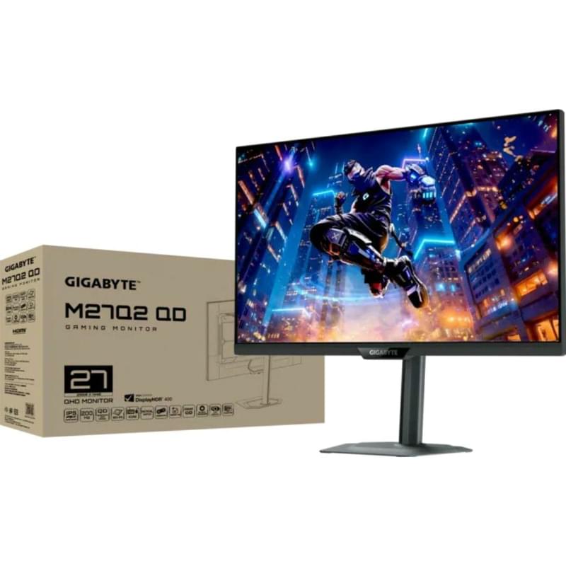 Монитор Игровой 27" GIGABYTE M27Q2 2560x1440 16:9 IPS 210Гц (HDMI+DP+Type-C) Black - фото #6, Technodom.kz Монитор Игровой 27" GIGABYTE M27Q2 2560x1440 16:9 IPS 210Гц (HDMI+DP+Type-C) Black - фото #6, Technodom.kz