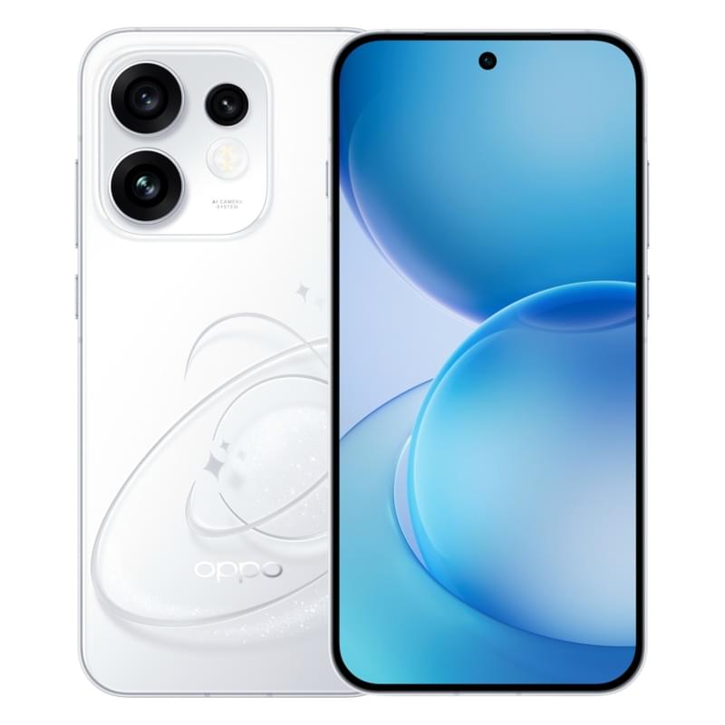 Смартфон OPPO Reno16 12/256GB/6.32/50 Pop White - фото #0, Technodom.kz
