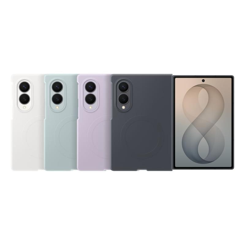 Чехол для смартфона Samsung Galaxy Z Fold8 Silicone Shield Magnet Case White (EF-EF971CWEGRU) - фото #5, Technodom.kz Чехол для смартфона Samsung Galaxy Z Fold8 Silicone Shield Magnet Case White (EF-EF971CWEGRU) - фото #5, Technodom.kz