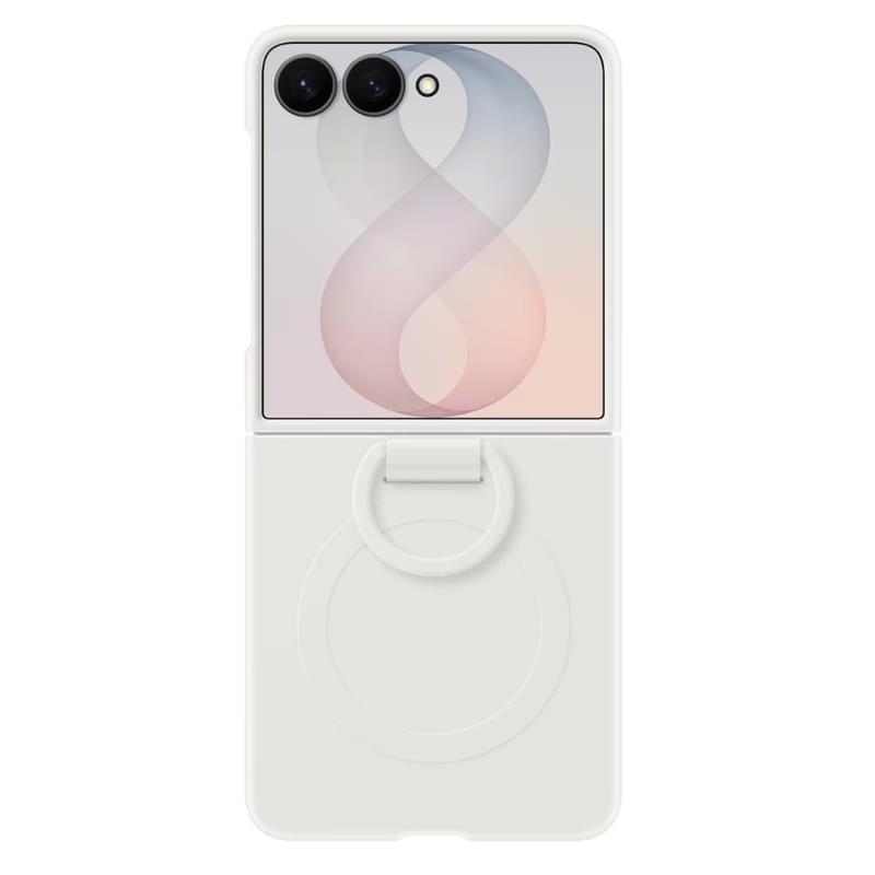 Чехол для смартфона Samsung Galaxy Z Flip8 Silicone Ring Magnet Case White (EF-EF776CWEGRU) - фото #0, Technodom.kz Чехол для смартфона Samsung Galaxy Z Flip8 Silicone Ring Magnet Case White (EF-EF776CWEGRU) - фото #0, Technodom.kz
