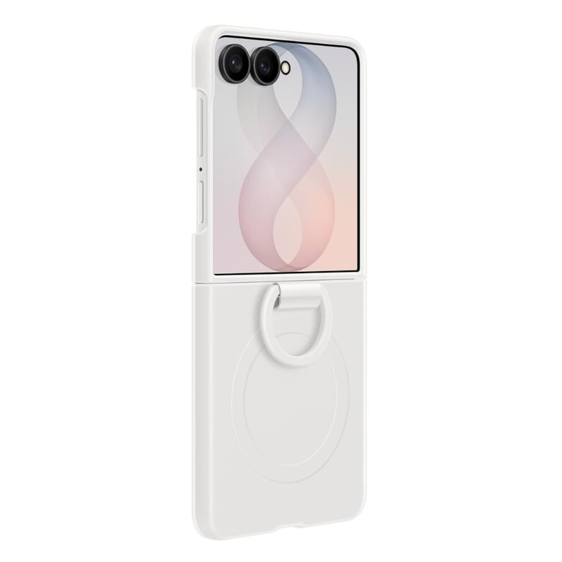 Чехол для смартфона Samsung Galaxy Z Flip8 Silicone Ring Magnet Case White (EF-EF776CWEGRU) - фото #1, Technodom.kz Чехол для смартфона Samsung Galaxy Z Flip8 Silicone Ring Magnet Case White (EF-EF776CWEGRU) - фото #1, Technodom.kz