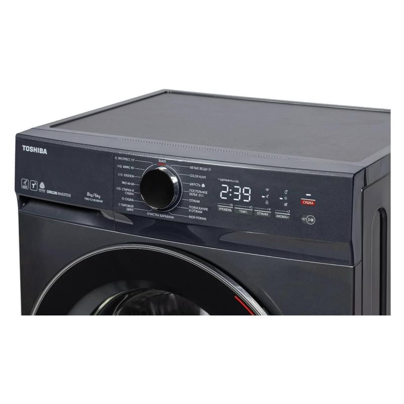 Кептіргіші бар кір жуғыш машина Toshiba TWD-T21BU90UWUZ(MG) - фото #3, Technodom.kz