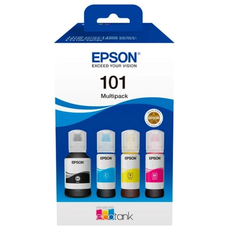 Картридждер жиынтығы Epson 101 BK/C/M/Y - фото #1, Technodom.kz