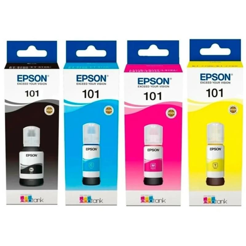Картридждер жиынтығы Epson 101 BK/C/M/Y - фото #2, Technodom.kz