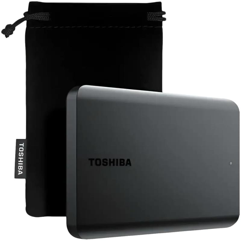 Внешний HDD 2.5" 1TB Toshiba Canvio Basics Exclusive USB 3.2 Gen 1 Black [HDTB510MK3AA] - фото #0, Technodom.kz