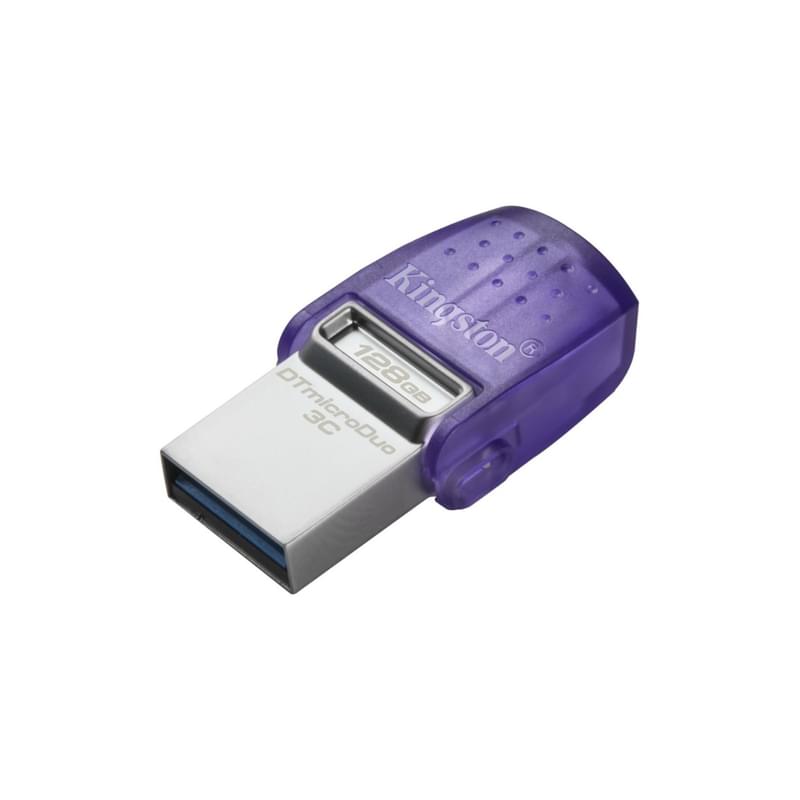 USB Флешка 128GB Kingston DataTraveler microDuo 3C USB-C/A 3.2 Gen1 200MB/s [DTDUO3CG3/128GB] - фото #0, Technodom.kz