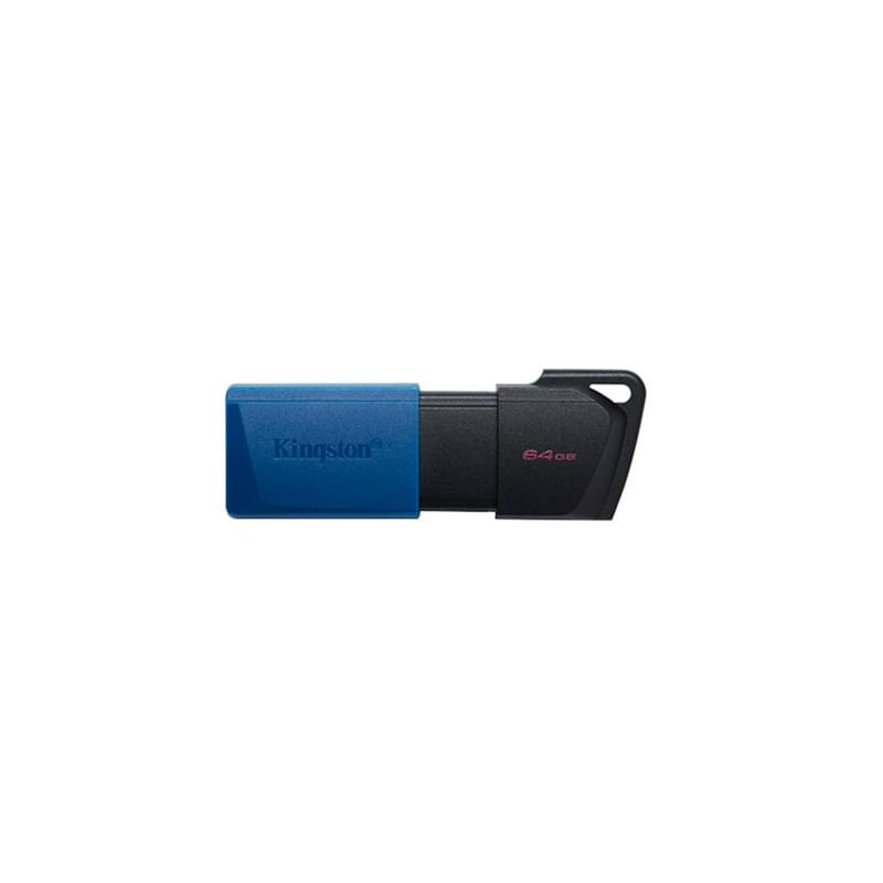 USB Флешка 64GB x 2 Kingston DataTraveler Exodia M USB 3.2 Gen1 Black/Blue [DTXM/64GB-2P] - фото #0, Technodom.kz