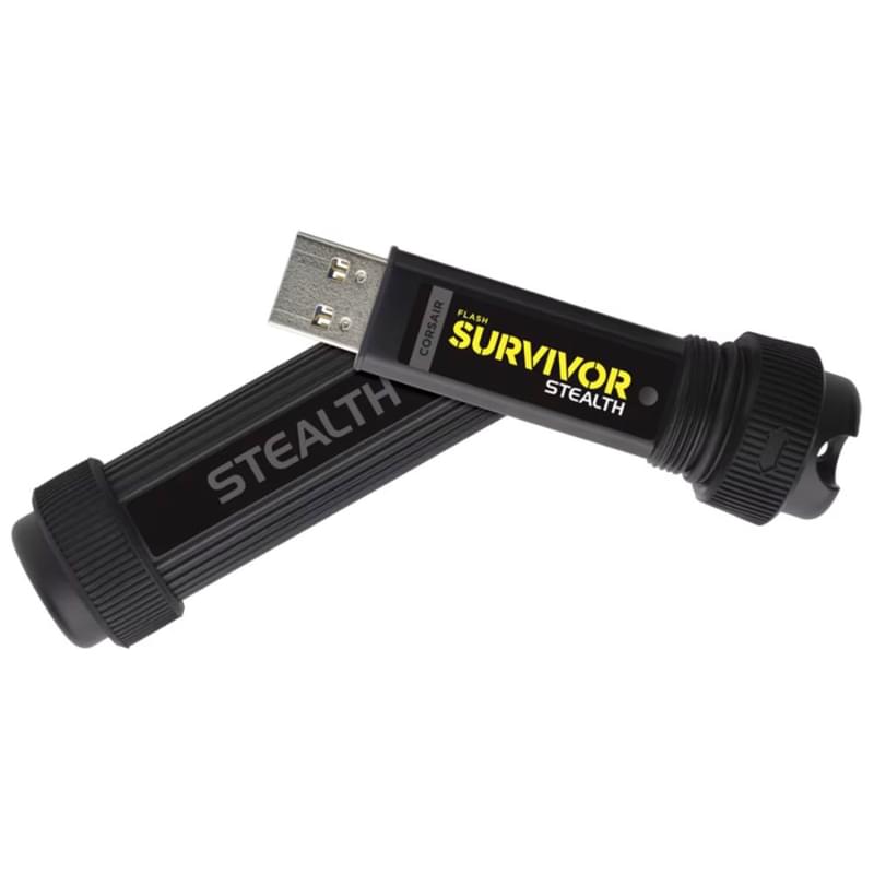 USB Флешка 512GB Corsair Flash Survivor Stealth USB 3.0 Black [CMFSS3B-512GB] - фото #2, Technodom.kz