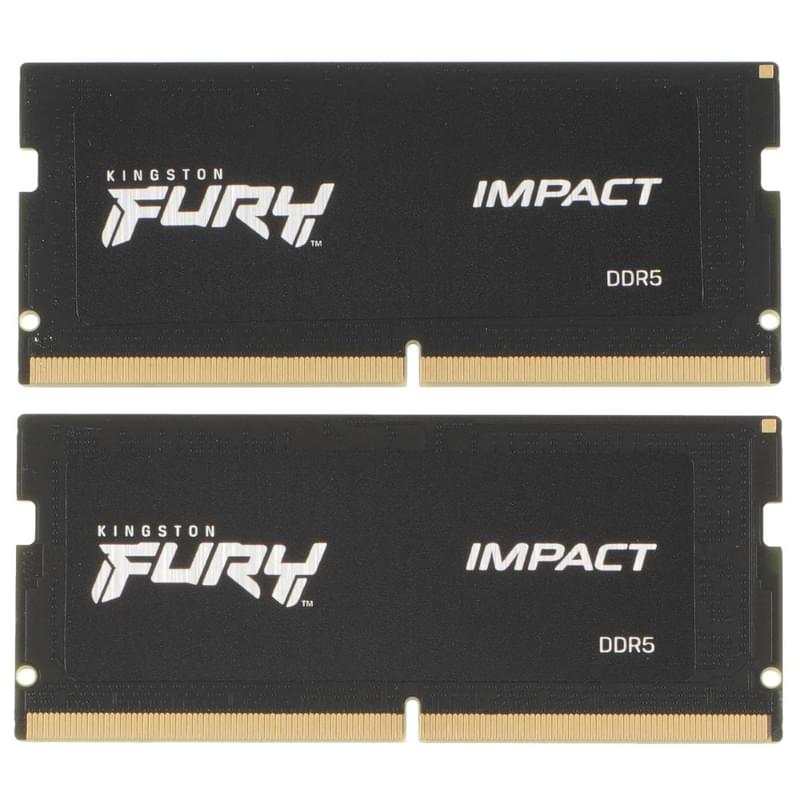Оперативная память DDR5 SO-DIMM 32GB 2x16 4800MT Kingston Fury Impact CL38 [KF548S38IBK2-32] - фото #0, Technodom.kz