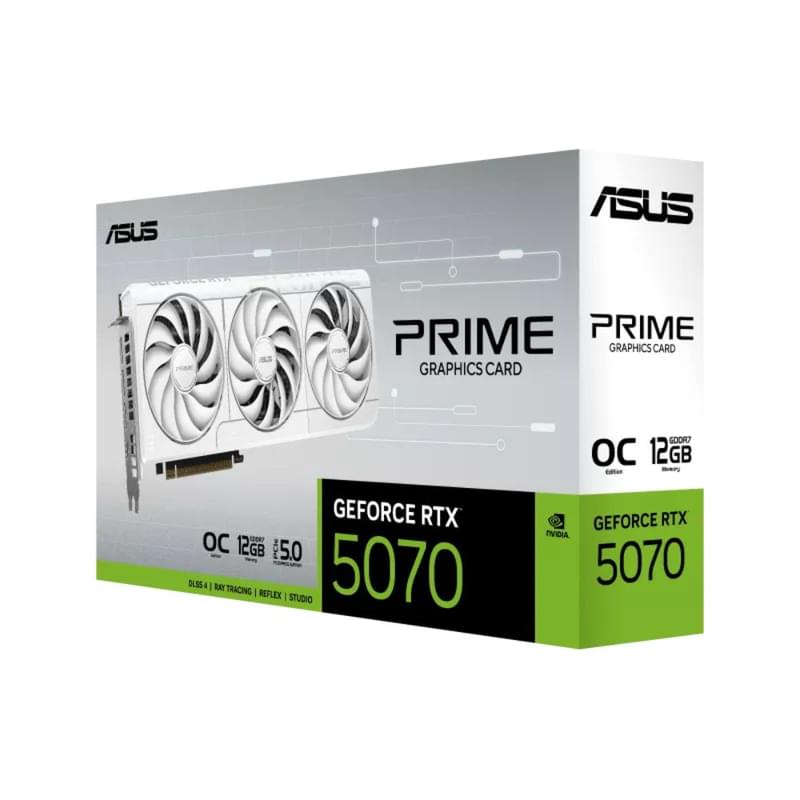 Видеокарта ASUS RTX 5070 Prime OC White 12GB GDDR7 192-bit HDMI/3DP [PRIME-RTX5070-O12G-WHITE] - фото #10, Technodom.kz