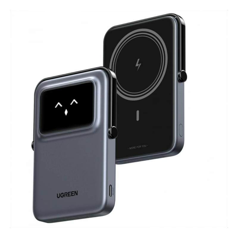 Сыртқы аккумулятор UGREEN 5000mAh PD Power Bank магниттік сымсыз MagSafe (35605B) - фото #0, Technodom.kz