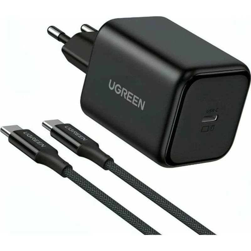 Қуат адаптері UGREEN 45W USB-C GaN, кабельмен жинақ (65054) - фото #0, Technodom.kz Қуат адаптері UGREEN 45W USB-C GaN, кабельмен жинақ (65054) - фото #0, Technodom.kz