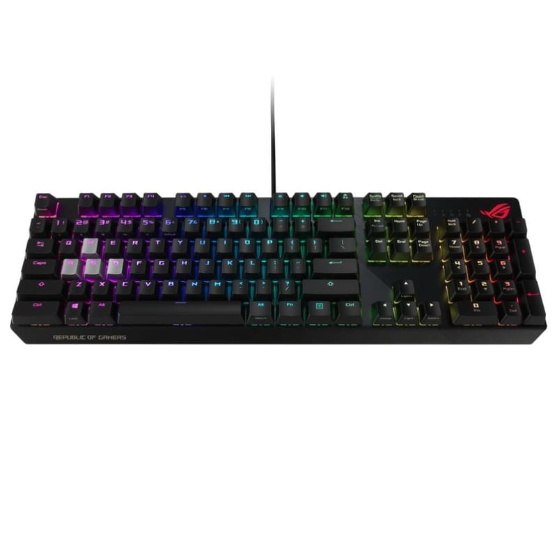 Ойын пернетақтасы ASUS ROG STRIX SCOPE I/NXSW/RU/PBT/HS, Black - фото #2, Technodom.kz