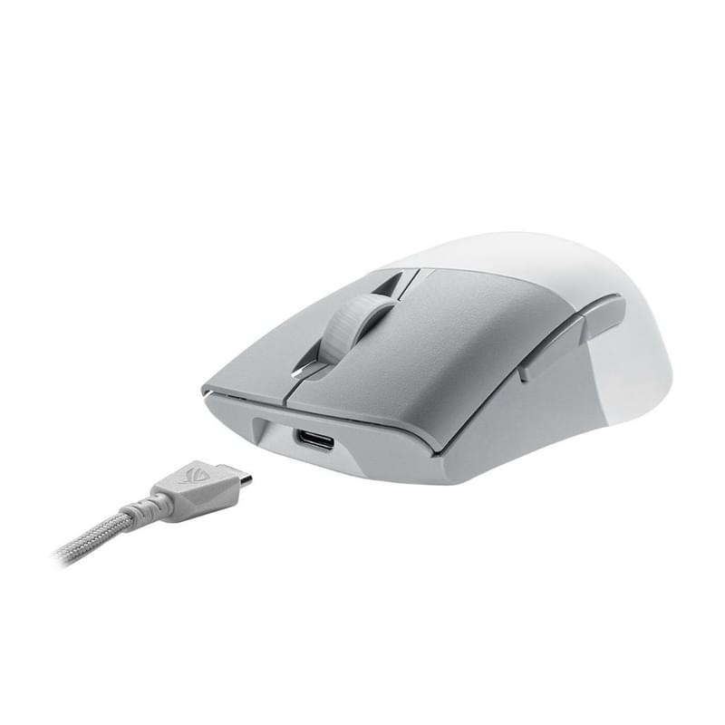 Сымсыз ойын тінтуірі ASUS P709 ROG KERIS, White - фото #3, Technodom.kz Сымсыз ойын тінтуірі ASUS P709 ROG KERIS, White - фото #3, Technodom.kz