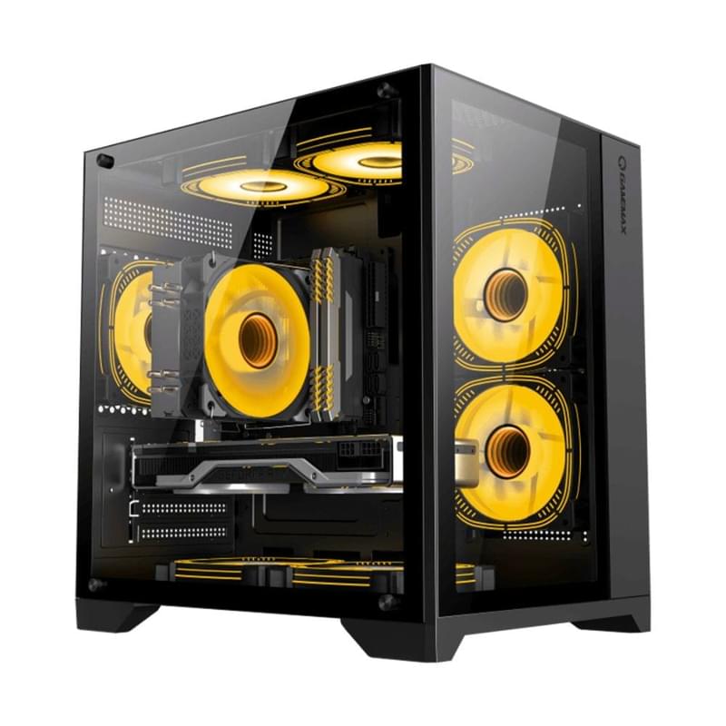 Корпус GameMax Infinity Mini 3 Black mATX/ITX 3x120mm ARGB [9101-0000R0222] - фото #0, Technodom.kz