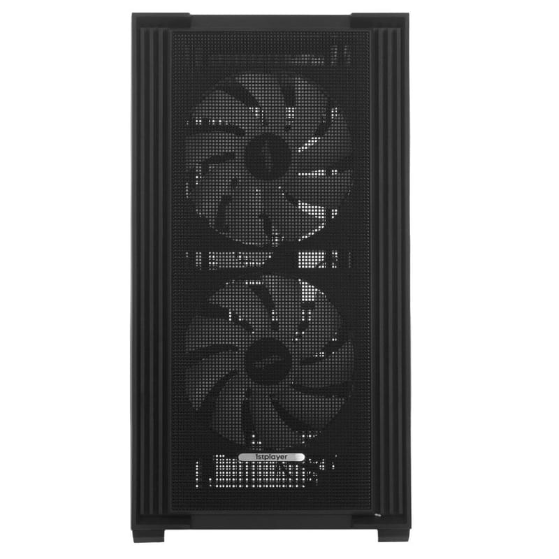 Корпус 1STPLAYER AU6 Black mATX/ITX 5xARGB [AU6-BK-2FA7-14-2FA7R-1FA7] - фото #3, Technodom.kz