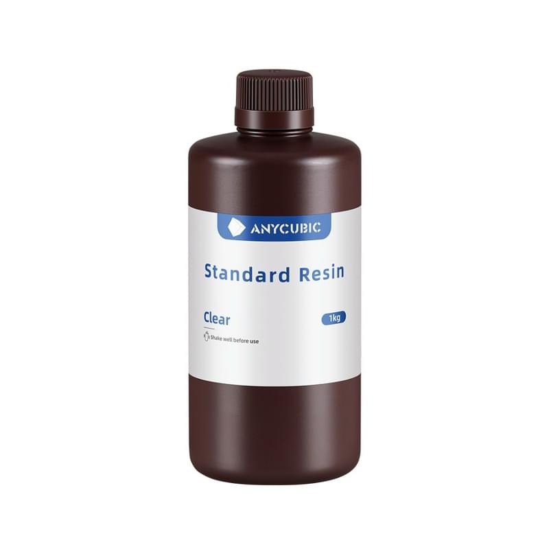 3D басып шығаруға арналған Anycubic Standard Resin фотополимерлі шайыры, 1 литр, Clear (Мөлдір) - фото #1, Technodom.kz