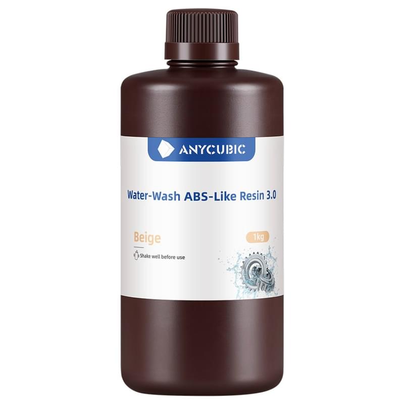 Смола для 3D-печати Anycubic Water-Wash ABS-Like Resin 3.0, 1 литр, Beige (Бежевый) - фото #0, Technodom.kz Смола для 3D-печати Anycubic Water-Wash ABS-Like Resin 3.0, 1 литр, Beige (Бежевый) - фото #0, Technodom.kz