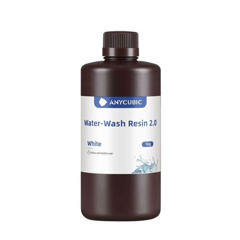 3D басып шығаруға арналған Anycubic Water-Wash Resin 2.0 фотополимерлі шайыры, 1 литр, White (Ақ) - фото #0, Technodom.kz 3D басып шығаруға арналған Anycubic Water-Wash Resin 2.0 фотополимерлі шайыры, 1 литр, White (Ақ) - фото #0, Technodom.kz