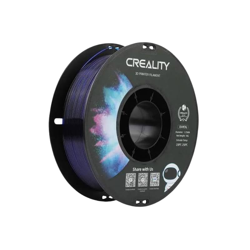 Филамент для 3D-печати Creality CR-PETG 3301030036 (прозрачный синий) - фото #0, Technodom.kz Филамент для 3D-печати Creality CR-PETG 3301030036 (прозрачный синий) - фото #0, Technodom.kz