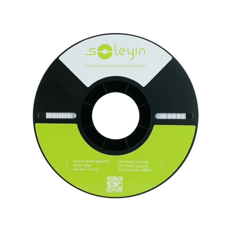 Филамент для 3D-печати Creality Soleyin Basic PETG 3301030164 (белый) - фото #0, Technodom.kz Филамент для 3D-печати Creality Soleyin Basic PETG 3301030164 (белый) - фото #0, Technodom.kz