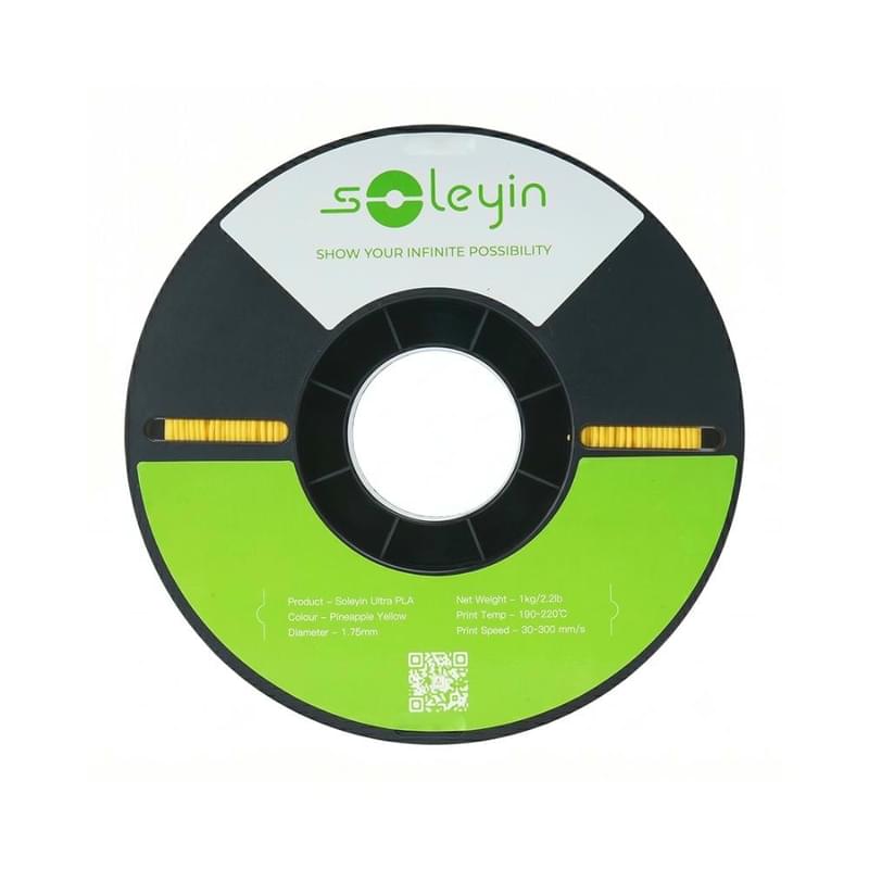 Филамент для 3D-печати Creality Soleyin Ultra PLA 3301010605 (ананасовый жёлтый) - фото #0, Technodom.kz Филамент для 3D-печати Creality Soleyin Ultra PLA 3301010605 (ананасовый жёлтый) - фото #0, Technodom.kz