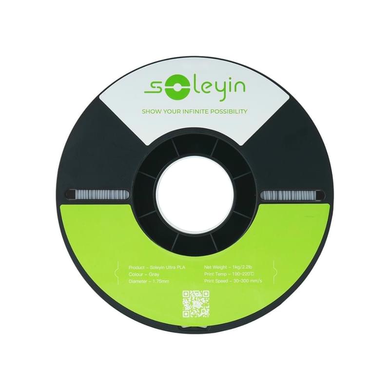 Филамент для 3D-печати Creality Soleyin Ultra PLA 3301010606 (серый) - фото #0, Technodom.kz Филамент для 3D-печати Creality Soleyin Ultra PLA 3301010606 (серый) - фото #0, Technodom.kz