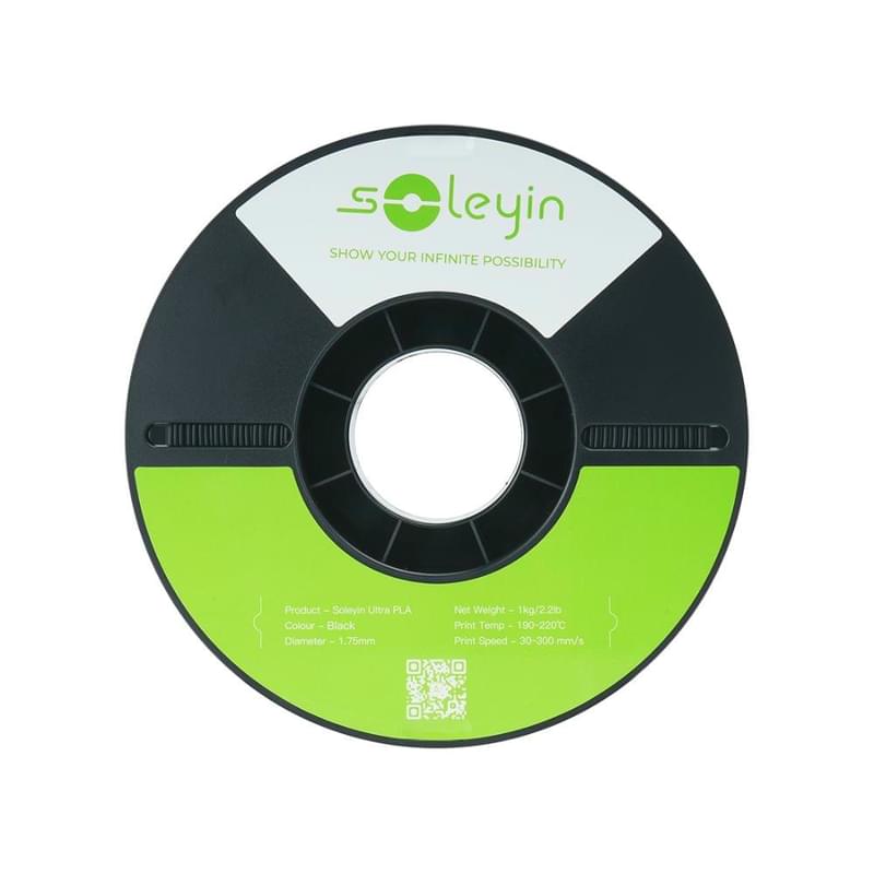 Филамент для 3D-печати Creality Soleyin Ultra PLA 3301010608 (чёрный) - фото #0, Technodom.kz Филамент для 3D-печати Creality Soleyin Ultra PLA 3301010608 (чёрный) - фото #0, Technodom.kz