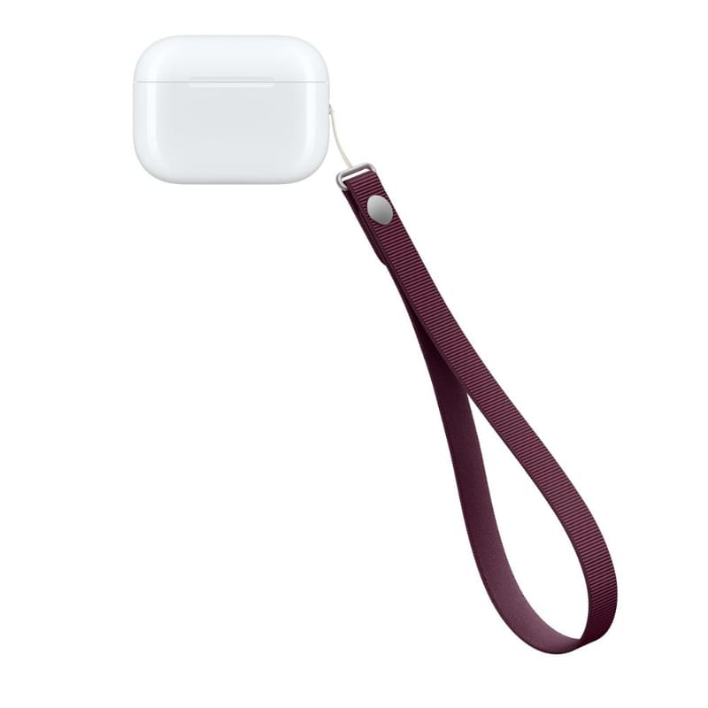 Ремешок для чехла Apple Wrist Strap, Burgundy (MKF74ZM/A) - фото #2, Technodom.kz