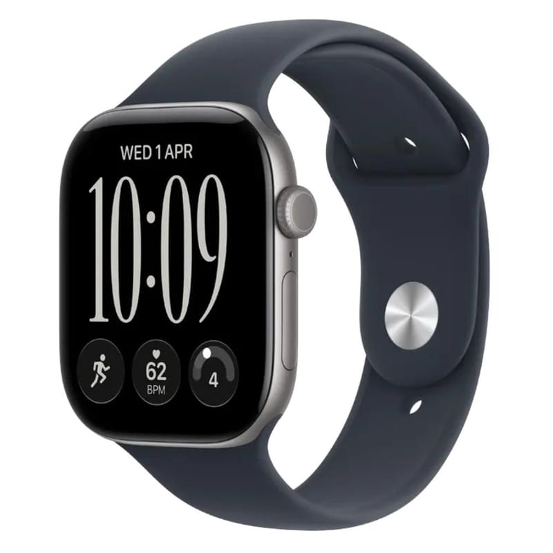 Apple Watch Series 12 GPS 42mm Space Grey Aluminium Case with Navy Blue Sport Band - M/L (MJE94RK/A) Смарт сағаты - фото #0, Technodom.kz Apple Watch Series 12 GPS 42mm Space Grey Aluminium Case with Navy Blue Sport Band - M/L (MJE94RK/A) Смарт сағаты - фото #0, Technodom.kz