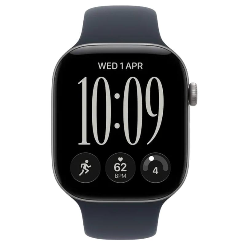 Apple Watch Series 12 GPS 42mm Space Grey Aluminium Case with Navy Blue Sport Band - M/L (MJE94RK/A) Смарт сағаты - фото #1, Technodom.kz Apple Watch Series 12 GPS 42mm Space Grey Aluminium Case with Navy Blue Sport Band - M/L (MJE94RK/A) Смарт сағаты - фото #1, Technodom.kz