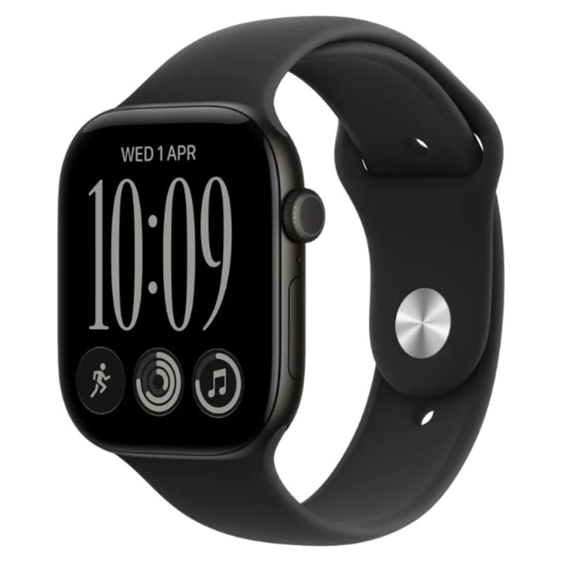 Смарт Часы Apple Watch Series 12 GPS 42mm Black Aluminium Case with Black Sport Band - S/M - фото #0, Technodom.kz Смарт Часы Apple Watch Series 12 GPS 42mm Black Aluminium Case with Black Sport Band - S/M - фото #0, Technodom.kz