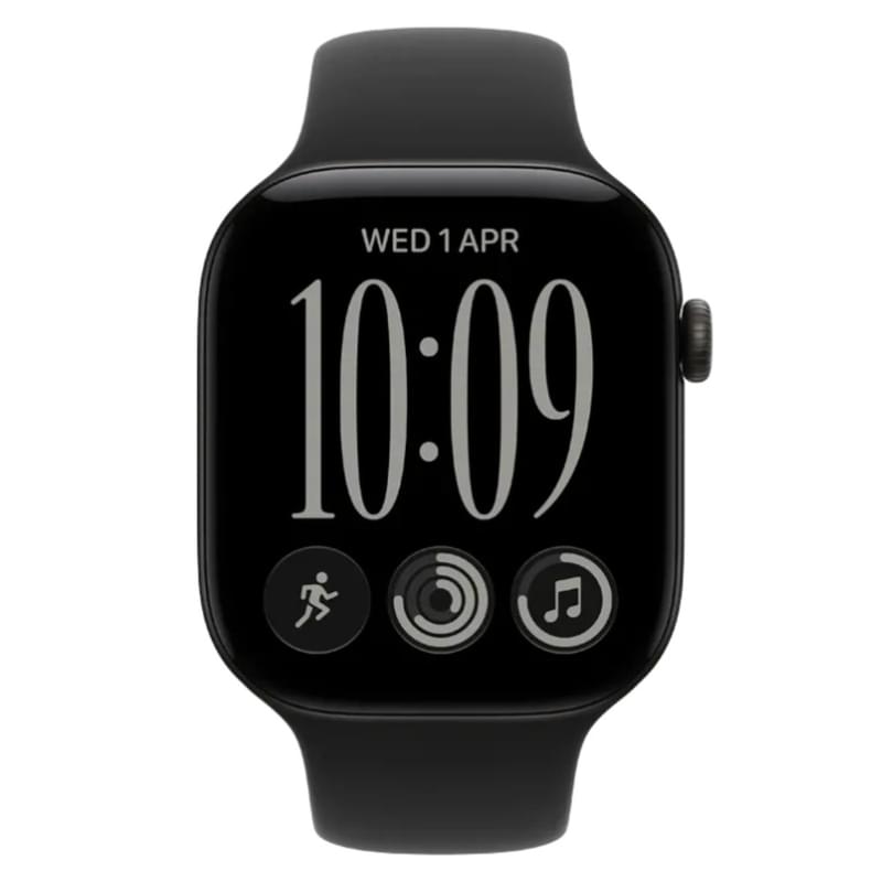 Смарт Часы Apple Watch Series 12 GPS 46mm Black Aluminium Case with Black Sport Band - M/L - фото #1, Technodom.kz Смарт Часы Apple Watch Series 12 GPS 46mm Black Aluminium Case with Black Sport Band - M/L - фото #1, Technodom.kz