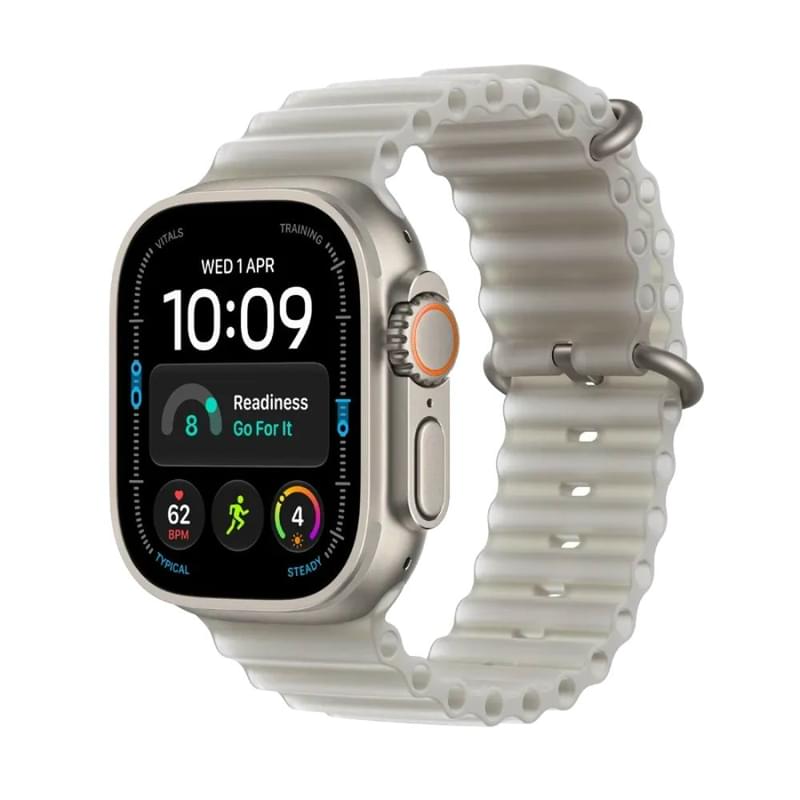 Apple Watch Ultra 4 GPS + Cellular 49mm Natural Titanium Case with Translucent Grey Ocean Band (MJAD4QI/A) Смарт сағаты - фото #0, Technodom.kz Apple Watch Ultra 4 GPS + Cellular 49mm Natural Titanium Case with Translucent Grey Ocean Band (MJAD4QI/A) Смарт сағаты - фото #0, Technodom.kz